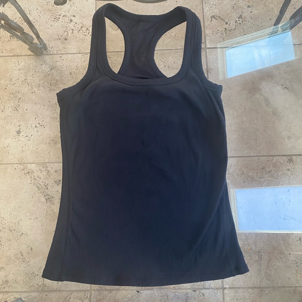 ALO Yoga ribbed racer back tank